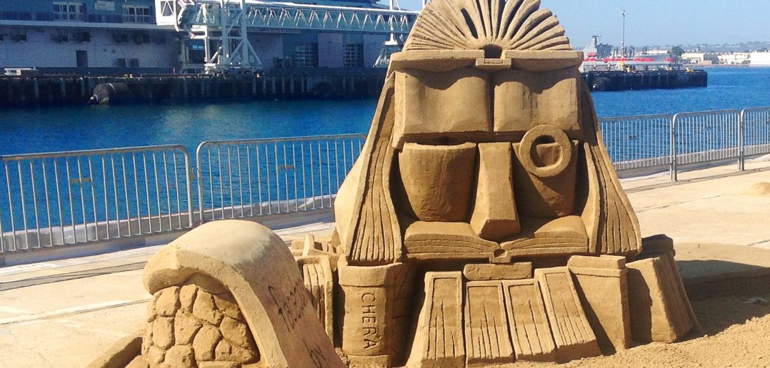 View amazing sand creations as artists compete against each other.