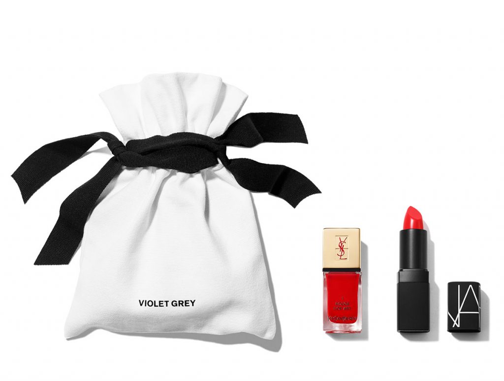 The Crimson Red Matching Lips & Tips Set