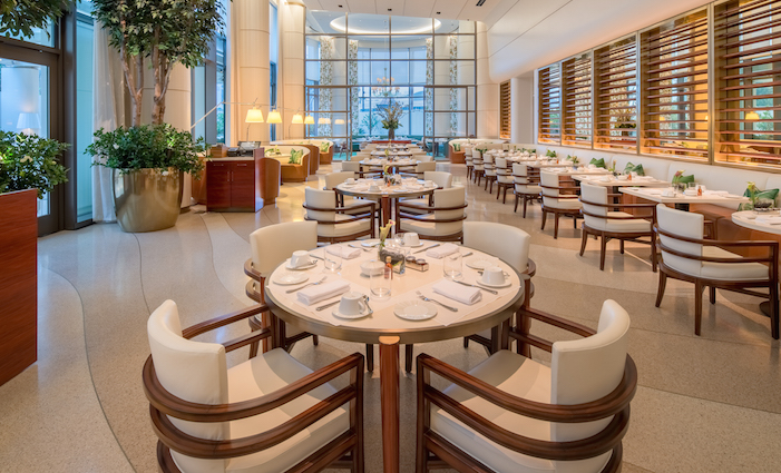 Interior photo by William Rust / courtesy of Waldorf Astoria Beverly Hills.