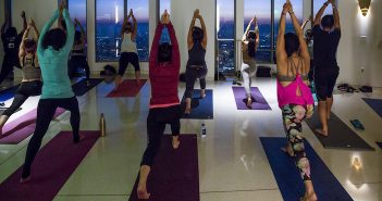 Stay Fit in 2018 at OUE Skyspace LA Skyspace Yoga