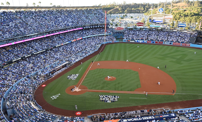 2017 World Series Game 1 at Dodger Stadium.
