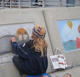 Earth Day Chalk Art Challenge photo courtesy of Visit Redondo