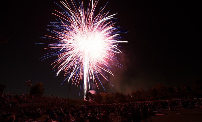 Concert on the Green and Fireworks Festival photo by Irvine Police Association