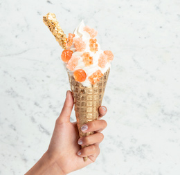 24K Gold Rosé All Day Sundae