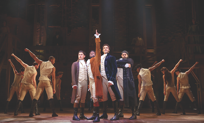 Hamilton Touring Cast photo by Joan Marcus