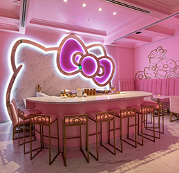 Hello Kitty Grand Cafe photo by Jakob Layman/Sanrio