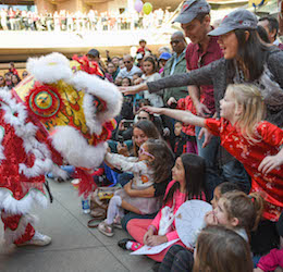 Year of the Dog Celebration photo courtesy of Santa Monica Place