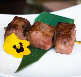 Wagyu Flights at ROKU Sunset