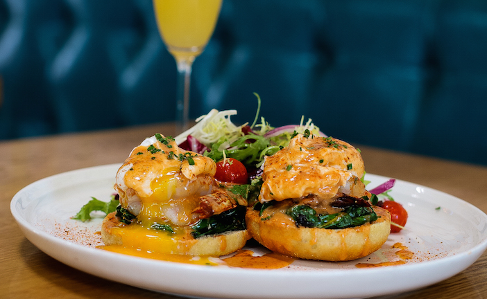 Roe Seafood Benedict