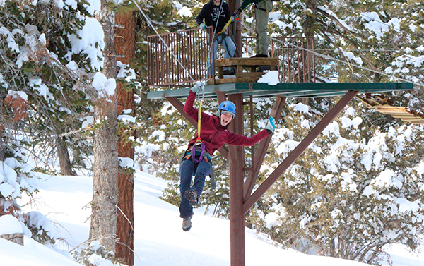 Zip-Lining Big Bear