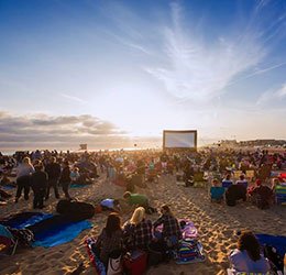 beachfront cinema