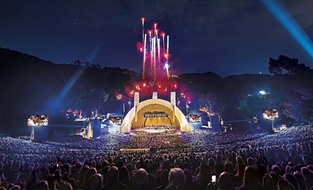 Celebrate Fourth of July under the big blue sky at the Hollywood Bowl. Photo courtesy of the Los Angeles Philharmonic Association.