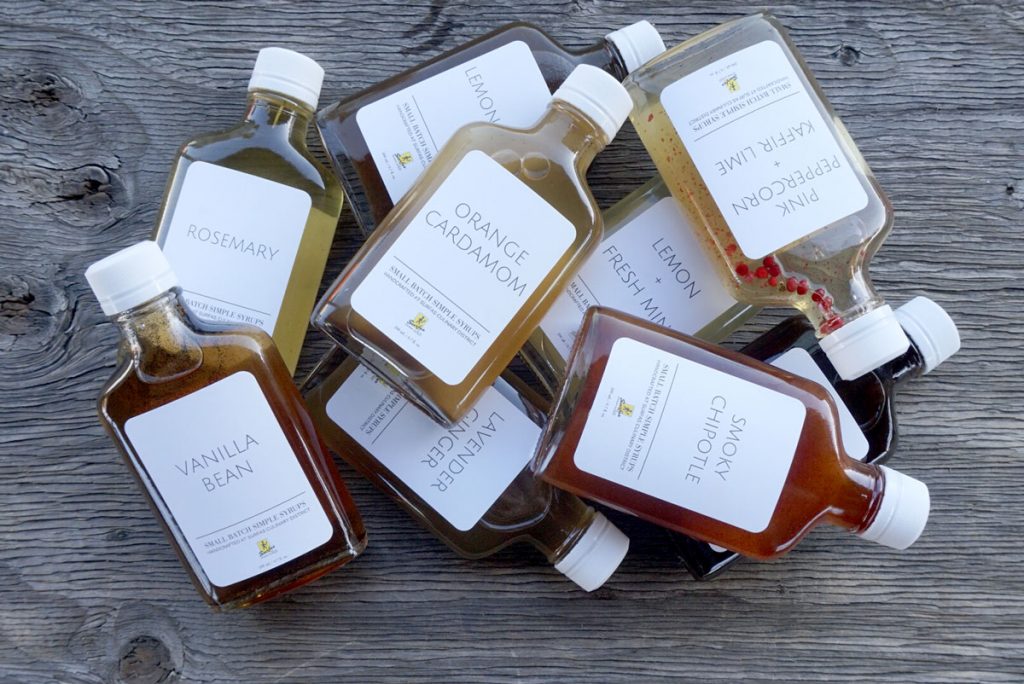 Gourmet syrups from Surfas in Culver City