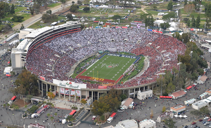 Rose Bowl photo courtesy of Pasadena Tournament of Roses