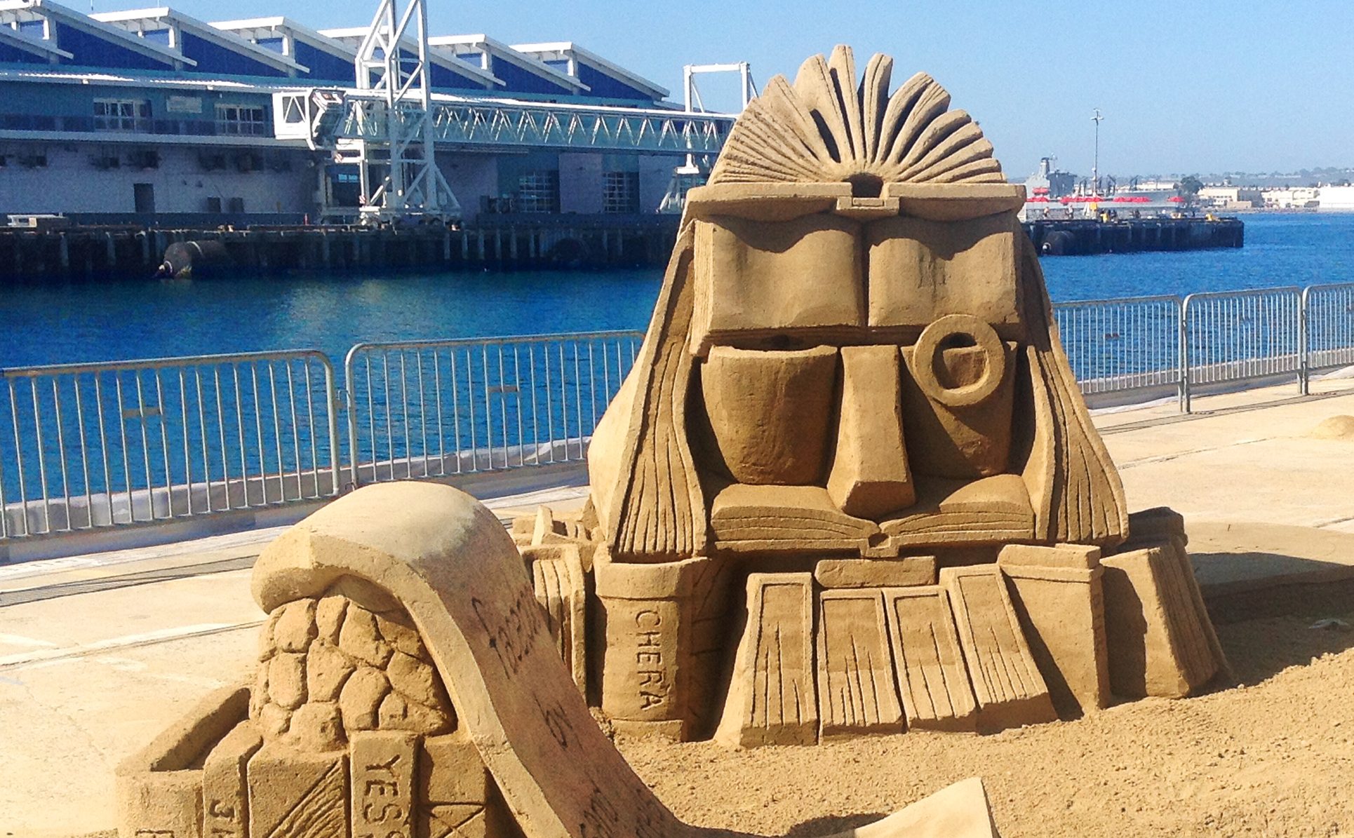 View amazing sand creations as artists compete against each other. 