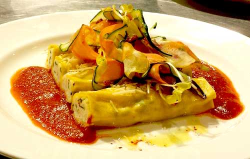 golden globes Saffron cannelloni