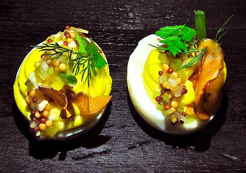 fifty seven deviled eggs