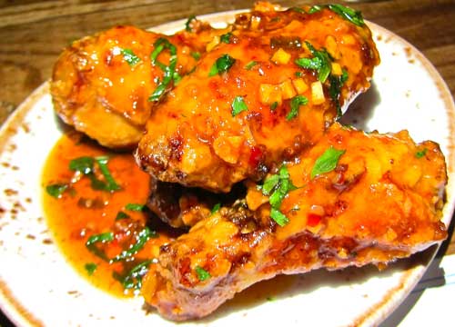 Chili wings at the church key