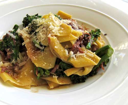 oxtail pasta at one pico santa monica