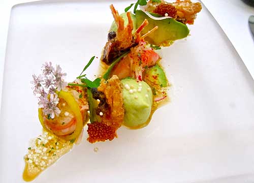 Spago Beverly Hills spot prawn