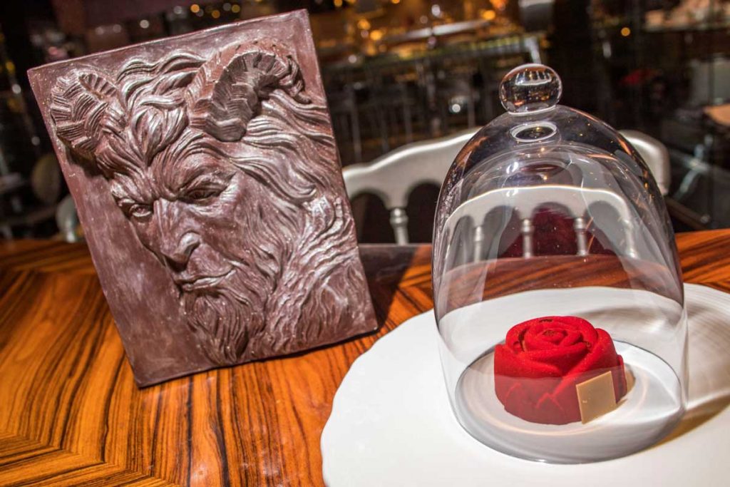 the bazaar by jose andres beauty and the beast rose dessert