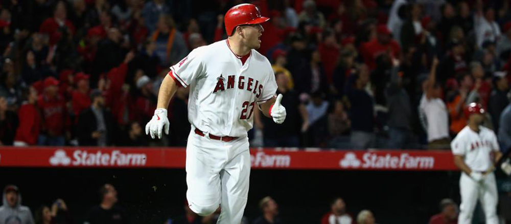 Mike Trout Angel Stadium