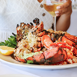 Maine Lobster for Two at Las Brisas Restaurant in Laguna Beach