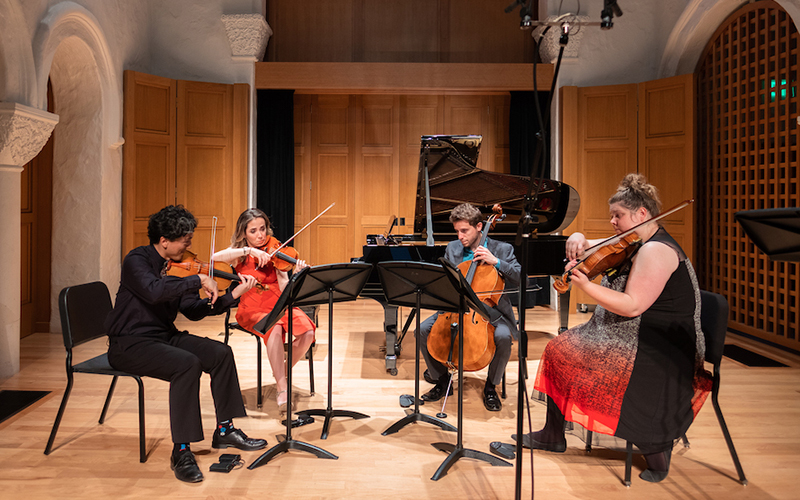 Los Angeles-based chamber music ensemble Salastina performing photo courtesy Salastina