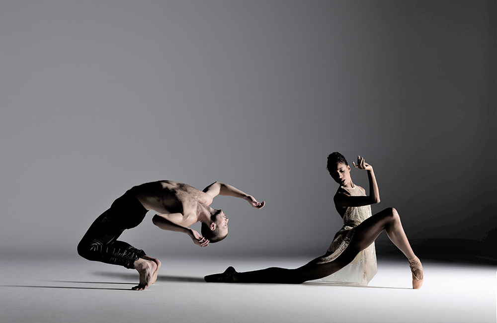 Alonzo King LINES Ballet's Dancer Adji Cissoko and Robb Beresford photo by RJ Muna