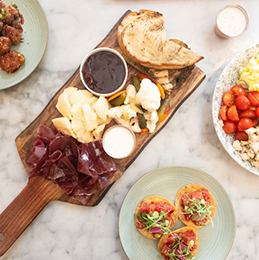 Charcuterie board from Café Fig at Hotel Figueroa photo courtesy Modern Currency PR