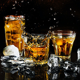Whiskey glasses photo by Prem Pal Singh Tanwar via Pexels