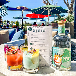 Zodiac Bar by The Spirit Guild at Terra rooftop restaurant photo courtesy Eataly Los Angeles