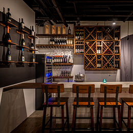 Interior shot of the new Enoteca 5 in Pacific Palisades photo by Wonho Frank Lee