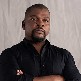 Kehinde Wiley's headshot photo by Brad Ogbonna