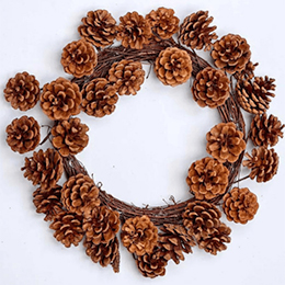 Muzeo Museum and Cultural Center's fall workshop with pinecone wreaths photo courtesy Muzeo Museum and Cultural Center