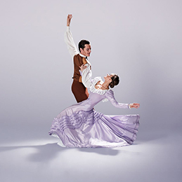Jacob Larsen and Anne O'Donnell in Martha Graham's "Appalachian Spring" photo credit Hibbard Nash Photography