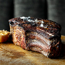 Old Brea Chop House's 32-ounce prime dry-aged Holstein ribeye photo courtesy Old Brea Chop House