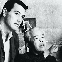 Director James Wong Howe and actor John Randolph photo courtesy Hammer Museum