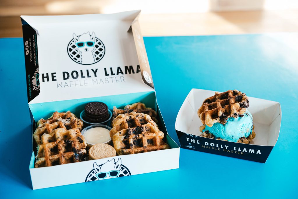 The Dolly Llama, L.A's Instagrammable and Over-the-Top Waffle and Ice