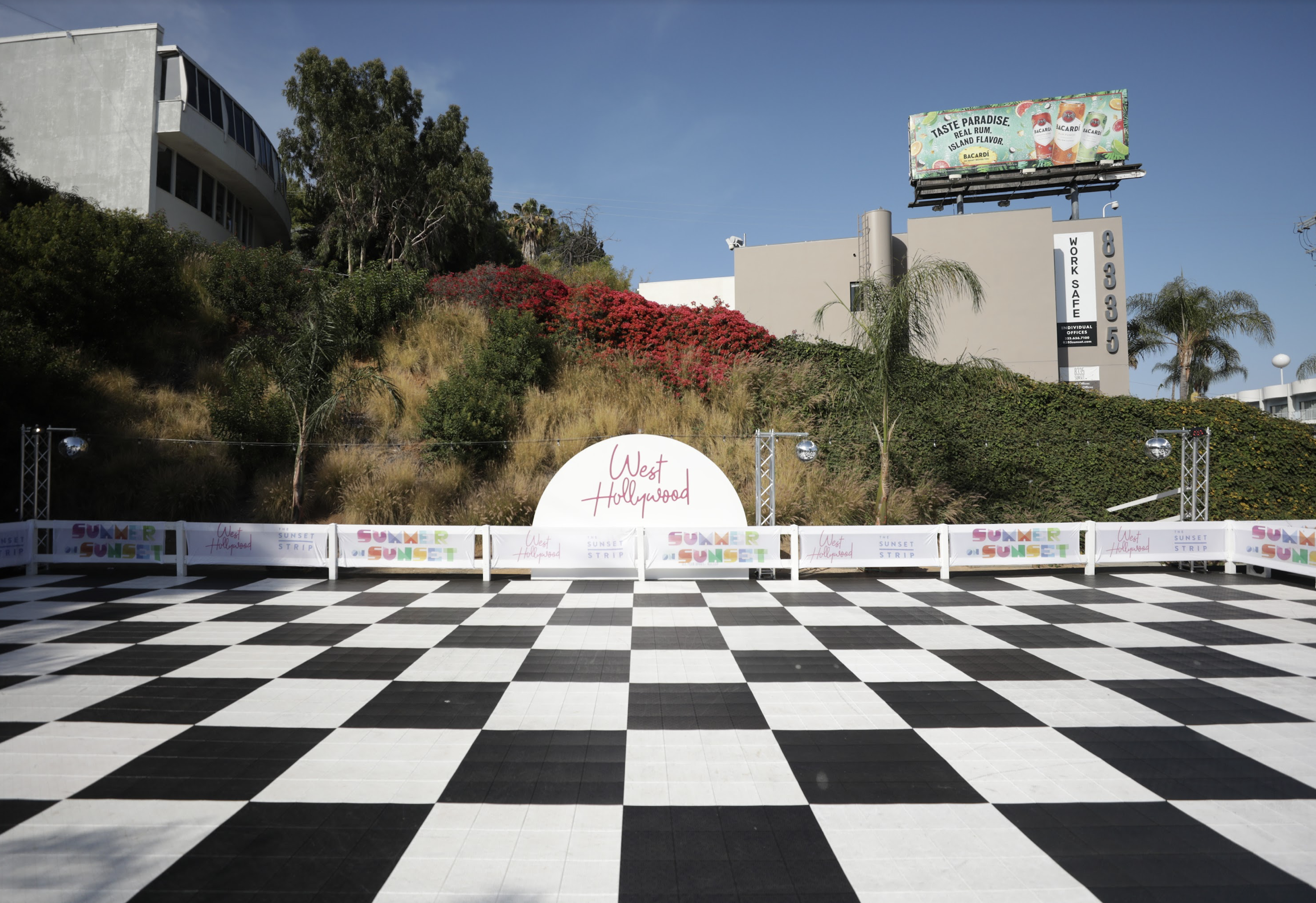The Roller Rink at Summer on Sunset
