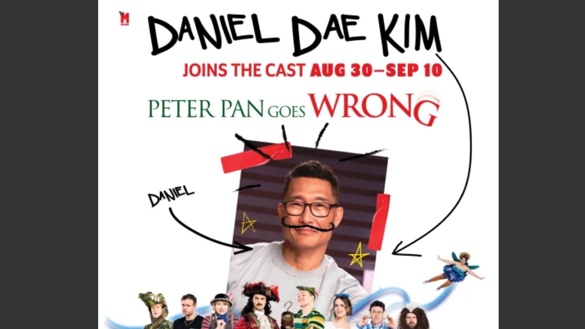 Peter Pan Goes Wrong Daniel Dae Kim