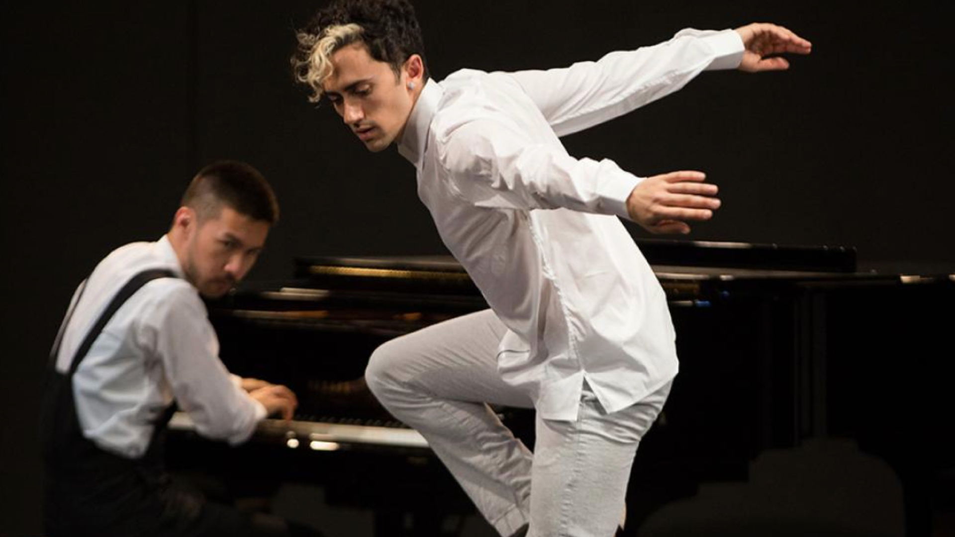 pianist Conrad Tao and dancer Caleb Teicher