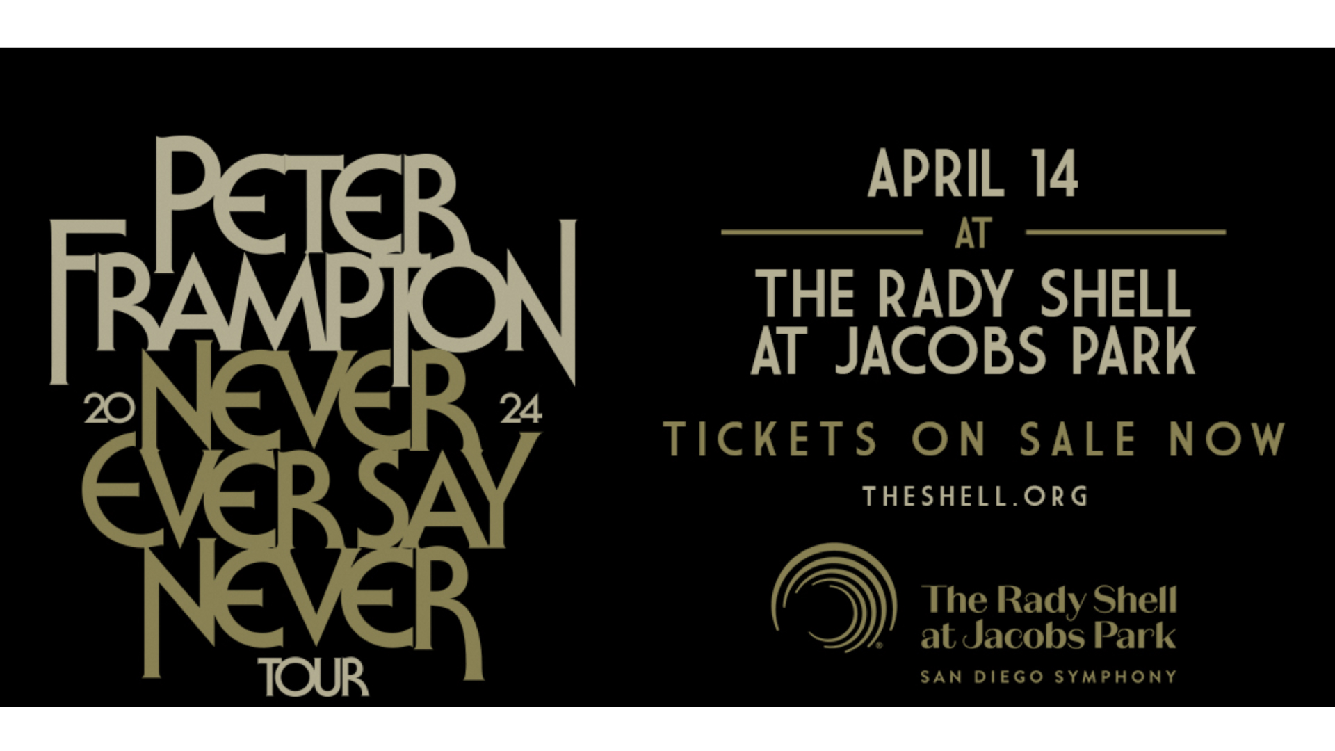 Peter Frampton: Never Ever Say Never Tour