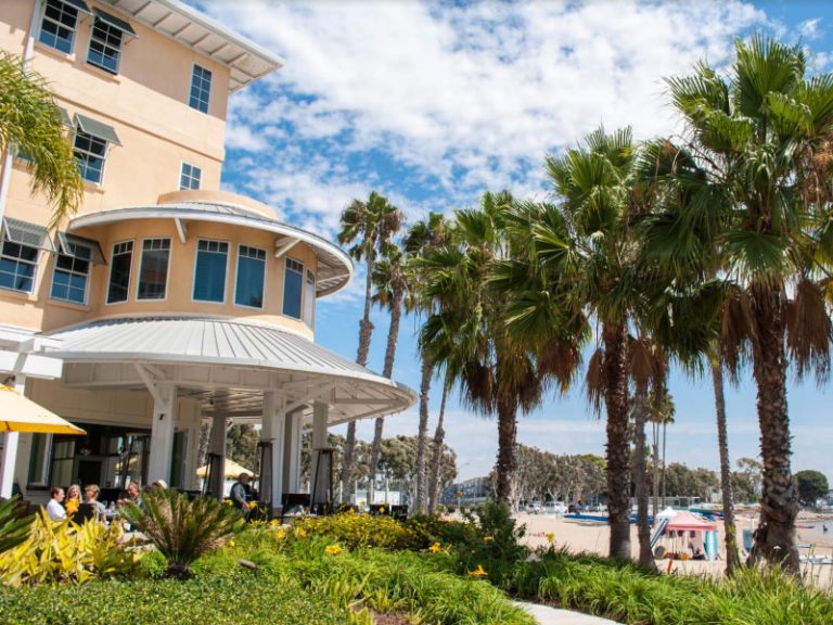 Jamaica Bay Inn exterior with palm trees