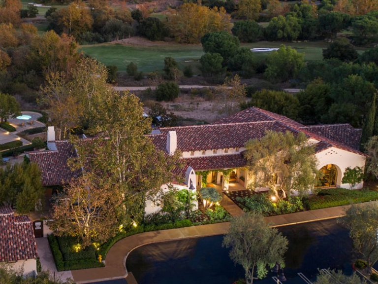 aerial view Ladies Luncheon in Newport Beach