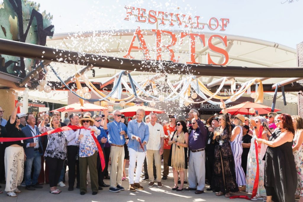 people at Festival of Arts