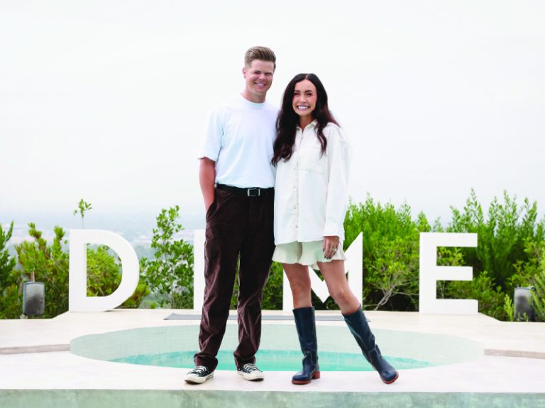 DIME TBT eye cream Founders Ryan Relf and Baylee Relf 