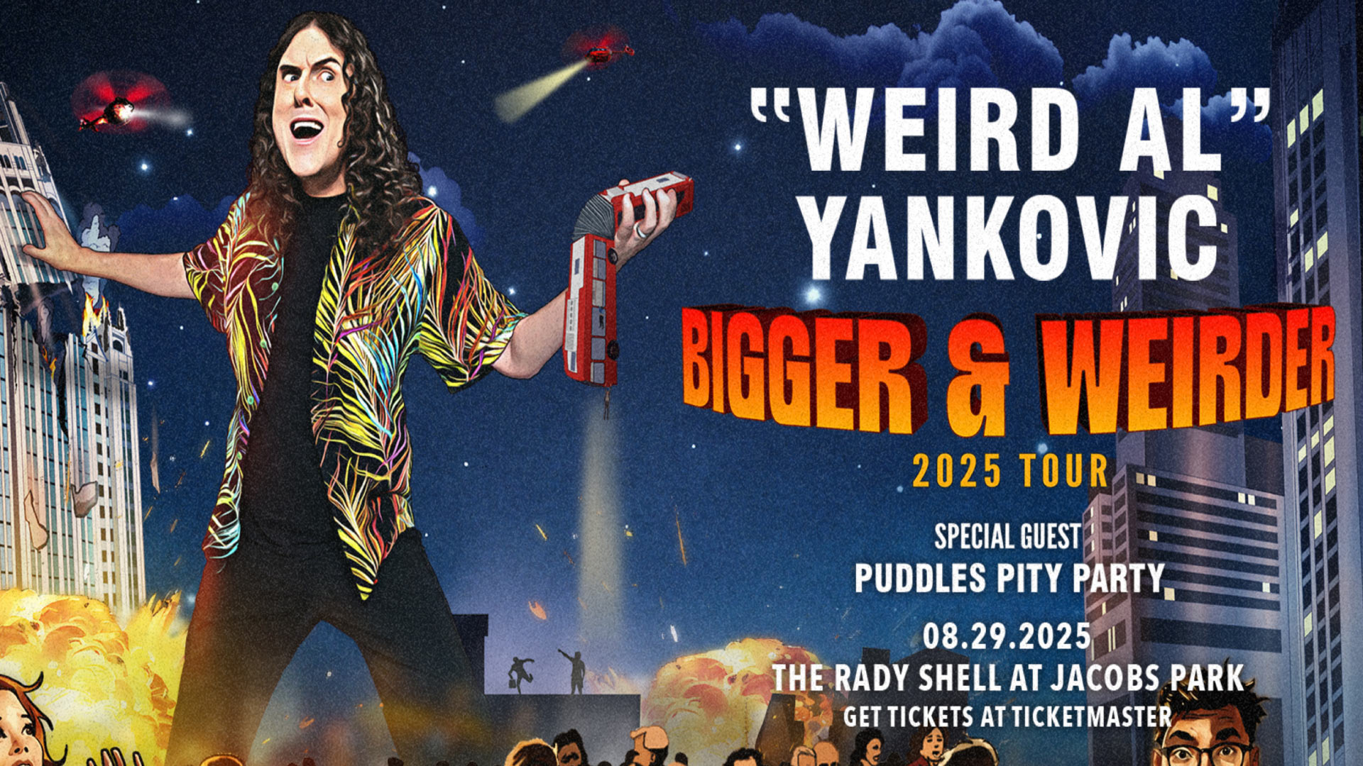 Weird-Al "Weird Al" Yankovic: Bigger & Wierder 2025 Tour