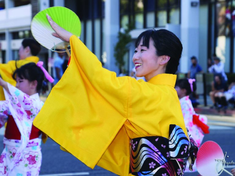 dancers at Japanese Festival Nisei Week at 83