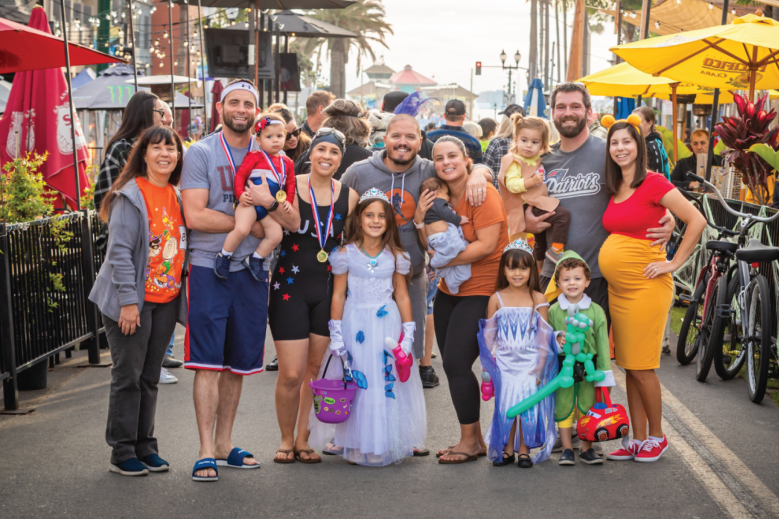 people at the Huntington Beach Halloween Celebration
